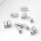 Brass Rectangular Tube Metal Beads 4mm Polished Finish 100pcs 3