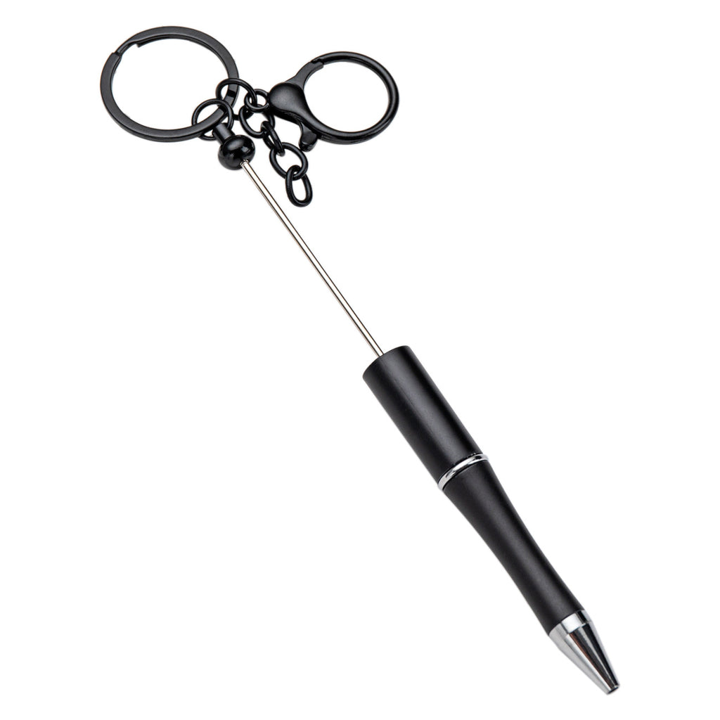 Beadable Keychain Pen Slim Metal Plastic Vibrant Colors 5