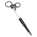 Beadable Keychain Pen Slim Metal Plastic Vibrant Colors 5