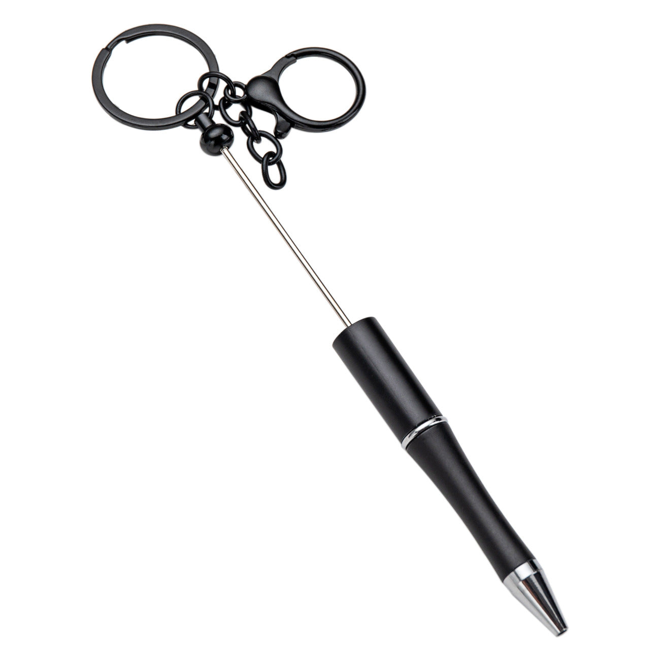 Beadable Keychain Pen Slim Metal Plastic Vibrant Colors 5
