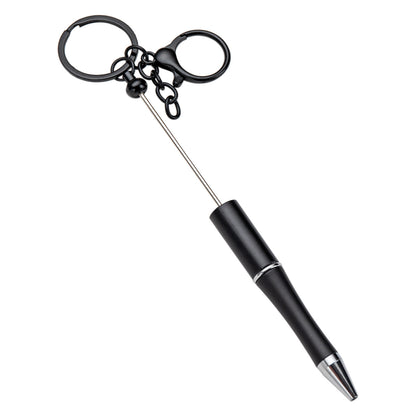 Beadable Keychain Pen Slim Metal Plastic Vibrant Colors 5