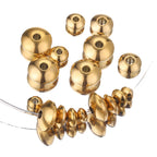 Stainless Steel UFO Spacer Beads 4-8mm Polished 100pcs