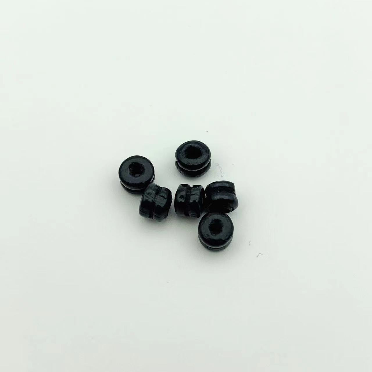 Wood Two Section Spacer Beads 6mm Multi-Color 1000pcs 13
