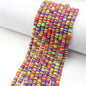 Flat Disc Clay Beads 6mm Colorful Matte Polymer 10strands 23