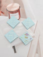 Plating Cat Biscuits Acrylic Beads 21x6mm Pastel Rainbow Glossy 50pcs 11