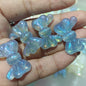 Glow Bow Acrylic Beads 20x29mm Glow In The Dark Powder 100pcs 2