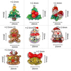Glitter Powder Resin Beads Christmas Series Festive Holiday 25pcs 3