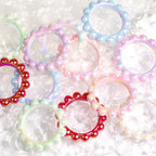 UV Scratch Resistant Balsam Pear Ring Bead Frame Acrylic 10pcs 2