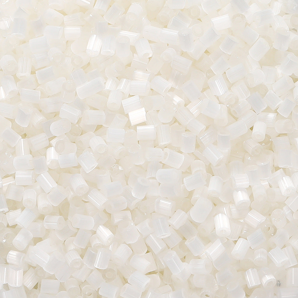 Imitation Opal Seed Bugle Glass Beads 2mm Soft Pastel Glow 5000pcs 13
