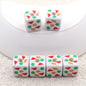 Painted Square Acrylic Beads 13mm Crayon Shin-Chan Printed 50pcs 11