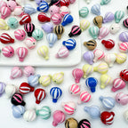 Hot Air Balloon Metal Beads 12mm Painted Alloy 10pcs 2