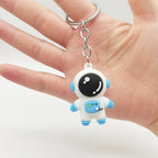 Soft Rubber Astronaut Keychain 3D Cartoon Space Charm 6