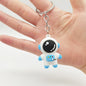 Soft Rubber Astronaut Keychain 3D Cartoon Space Charm 6