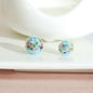 Lampwork Glass Beads Round 8 10 12mm Colorful Gold Foil 100pcs 10