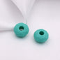 Acrylic Faceted Spacer Beads 14mm Rubberized Finish 40pcs 13