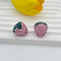 Strawberry Polymer Rhinestone Beads 17mm Colorful Mixed 10pcs 9