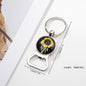 Metal Sunflower Bottle Opener Keychain Floral Design 5