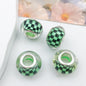 Mixed Design Resin Spacer Beads Green Tone Bulk 40pcs 8