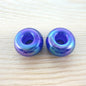 Acrylic Large Hole Spacer Beads 14mm AB Colorful 31pcs 12