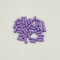 Bamboo Tube Metal Beads 3x8mm Baking Painted Alloy 40pcs 16