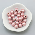 Glossy Metallic Round Acrylic Beads 10mm Colorful Assorted 50pcs 6