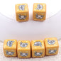 Painted Square Acrylic Beads 13mm Crayon Shin-Chan Printed 50pcs 7