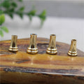 Brass Cone Metal Beads 6*9mm 7*11mm Three-Layer Pagoda Design 100pcs
