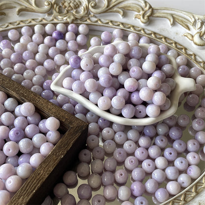 Crackle Round Glass Beads 10mm Imitation Porcelain Pastel Colors 120pcs 29