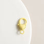 Zinc Alloy Heart Buckle Keychain Clasps 26mm Colorful 20pcs 12