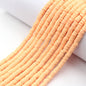 Flat Clay Beads 6mm Solid Color Smooth Polymer Disc 10strands 10