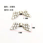 Angel Wings Metal Beads Antique Silver Tone 20pcs 8