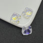 Small Crab Glass Beads 14mm Transparent Assorted Colors 100pcs 6