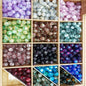 Vintage Gradient Resin Beads 10/12/16mm Swirling Galaxy Colors 20pcs 16