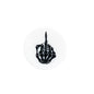 Silicone Focal Beads Nature Theme Circle Badge Love Mom 10pcs 9