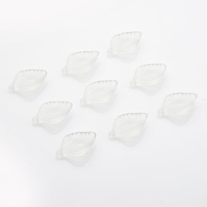 Czech Glass Beads Sunflower Leaf 16 x 23mm Multicolor Petal 20pcs 8