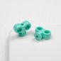 Painted Clockwork Spring Acrylic Beads 18mm Glossy Mixed Colors 20pcs 19