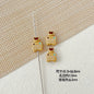 Double Sided Heart and Perfume Bottle Metal Beads 13/16mm Painted Alloy 10pcs 22