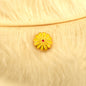 Flower Metal Beads 11mm Cloisonne Sunflower Enamel Alloy 30pcs 12