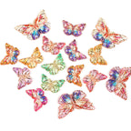 Plating Gilded Butterfly Acrylic Beads 15mm 22mm Radiant Mixed 100pcs 2