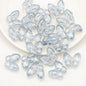 Plating Butterfly Glass Beads 17x10mm Iridescent Detailed Wings 10pcs 15