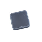 Clear Plastic Jewelry Storage Boxes Compact 6.5x6.5x2cm 10pcs 5