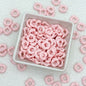 Acrylic Wavy Spacer Beads 12mm Baking Painted Colorful 50pcs 7