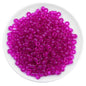 Transparent Acrylic Seed Beads 9mm Large Hole Colorful 100pcs 7