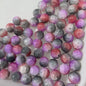 Gradient Crackle Round Glass Beads 10mm Pastel Mixed Colors 100pcs 9