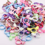 UV Color Plated Solid Color Varied Sakura Angel Wings Acrylic Beads 2pcs 16