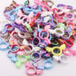 UV Color Plated Solid Color Varied Sakura Angel Wings Acrylic Beads 2pcs 16