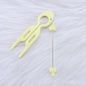 Beadable U Shaped Updo Comb Resin Lightweight Vibrant Colors 19