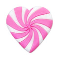 Silicone Focal Beads Love Candy Macaron Heart Pinwheel Stripes 20pcs 6