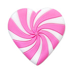 Silicone Focal Beads Love Candy Macaron Heart Pinwheel Stripes 20pcs 6