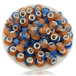 Gradient Resin Spacer Beads 13mm Matte Imitation Opal 40pcs 9